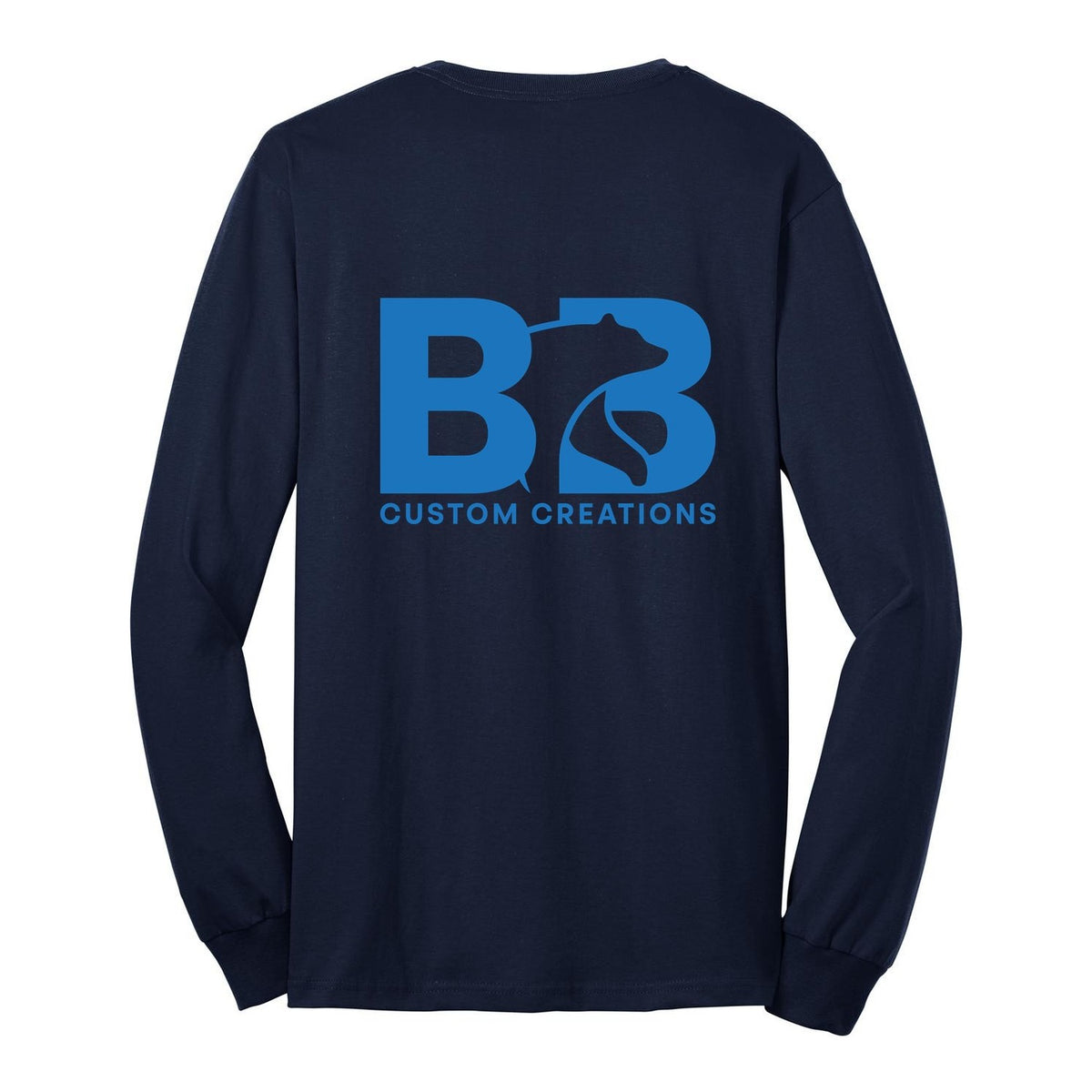 Standard Long Sleeve - Navy (back)