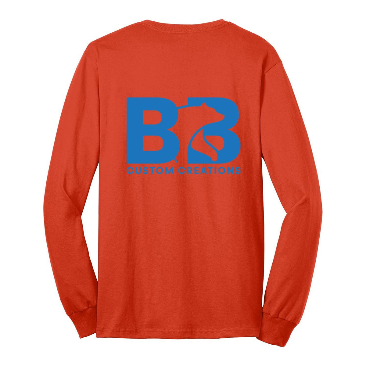 Standard Long Sleeve - Orange (back)