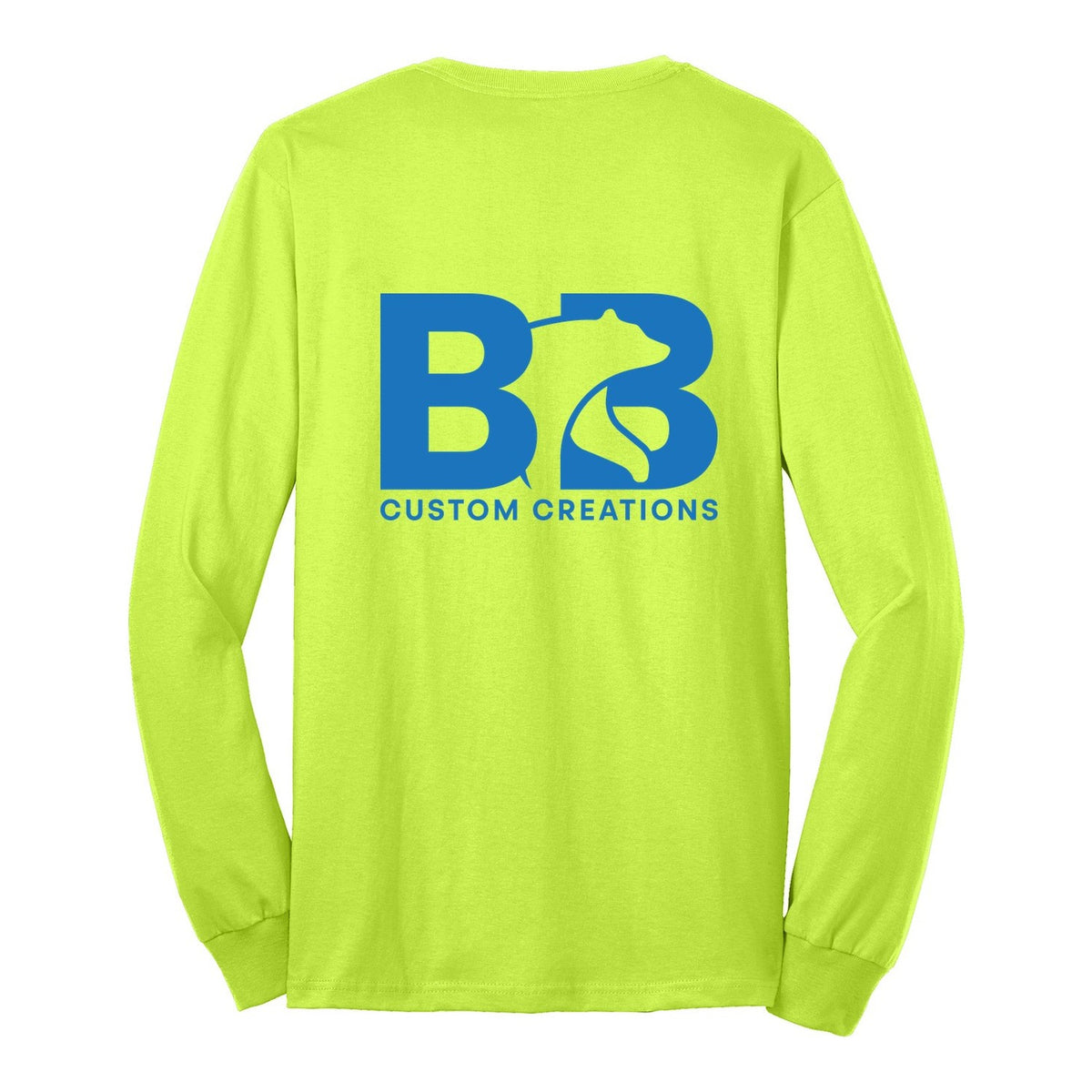 Standard Long Sleeve - Safety Green (back)