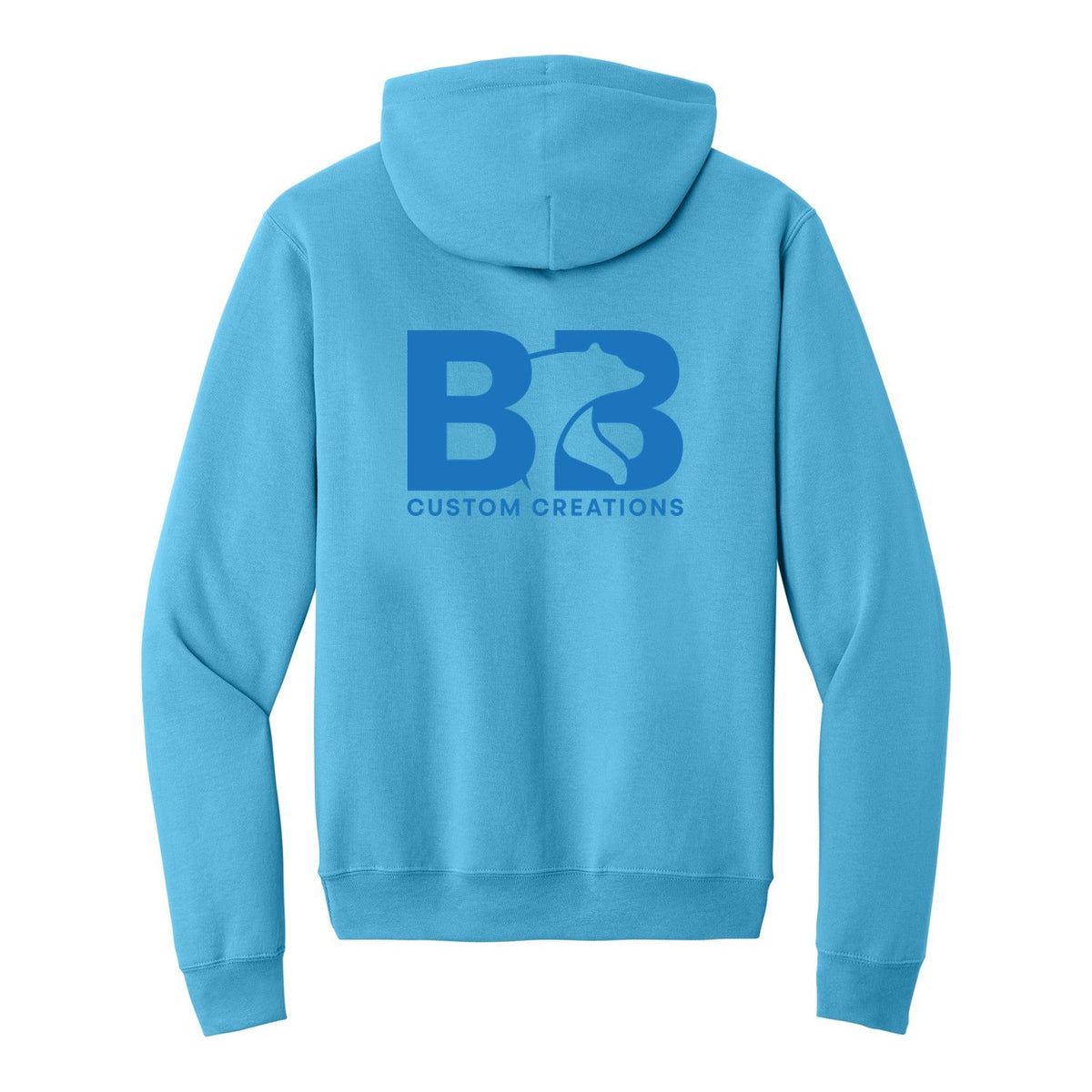 Standard Hoodie - Aquatic Blue (back)