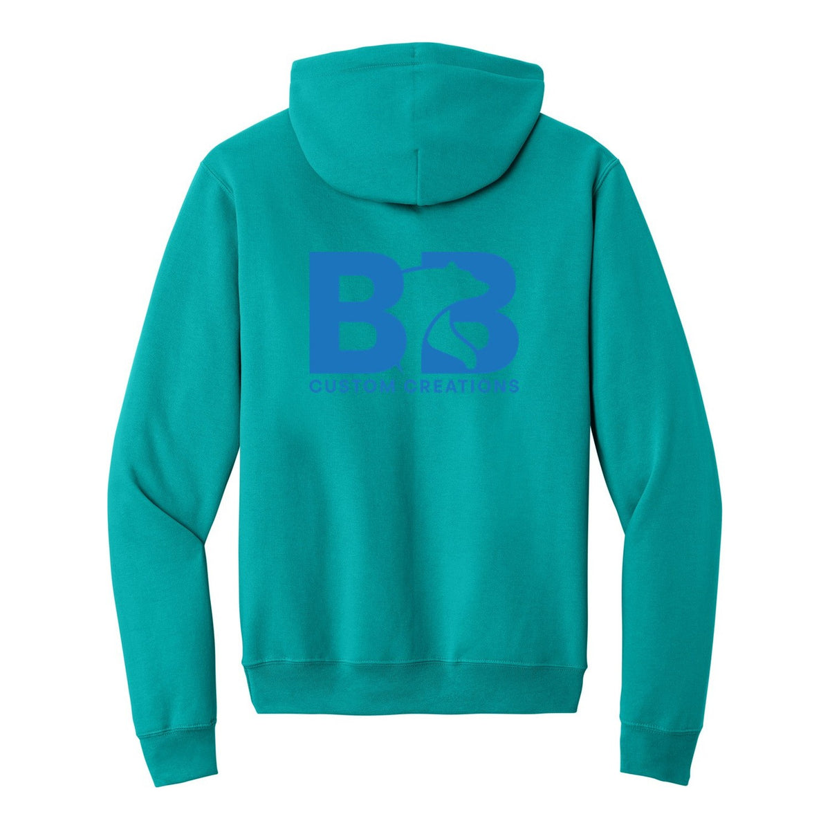 Standard Hoodie - Bright Aqua (back)