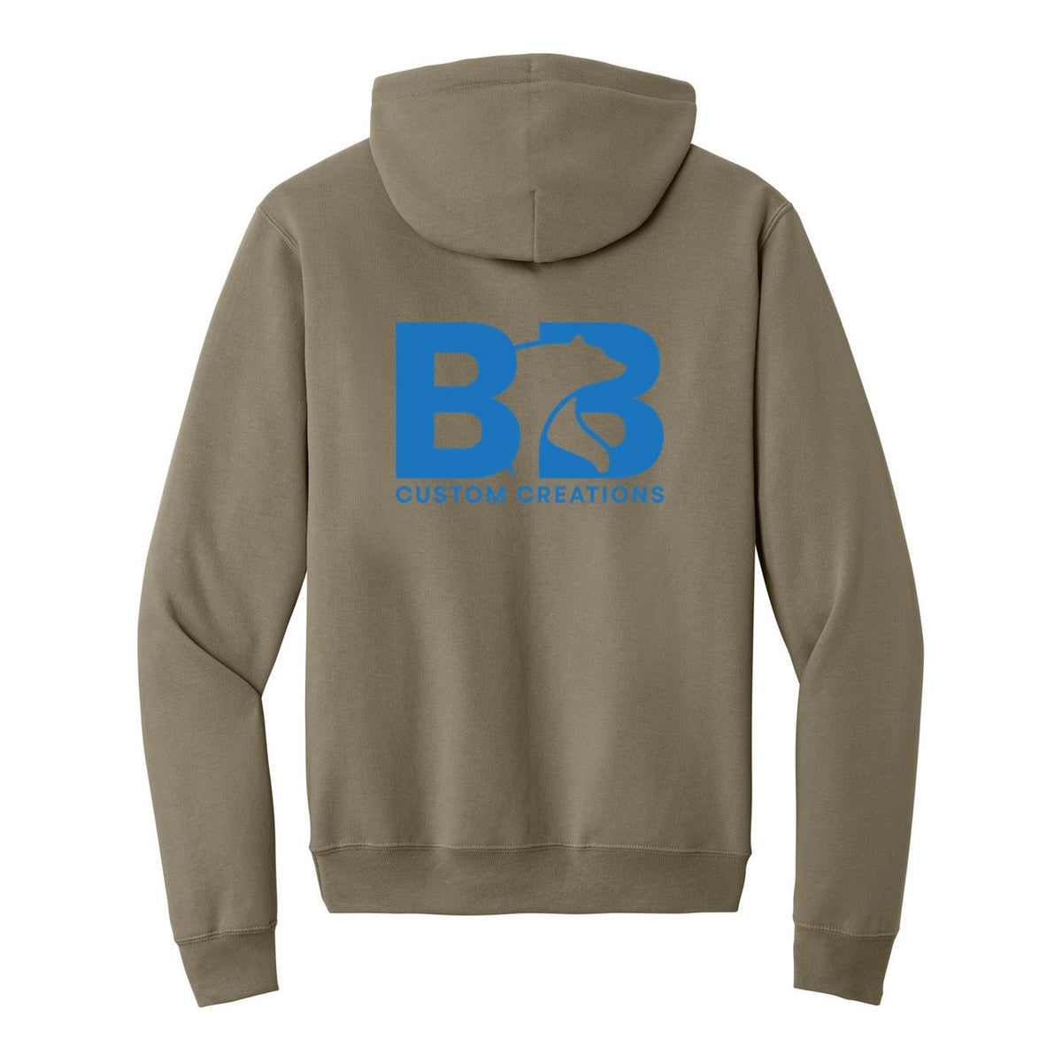 Standard Hoodie - Coyote Brown (back)