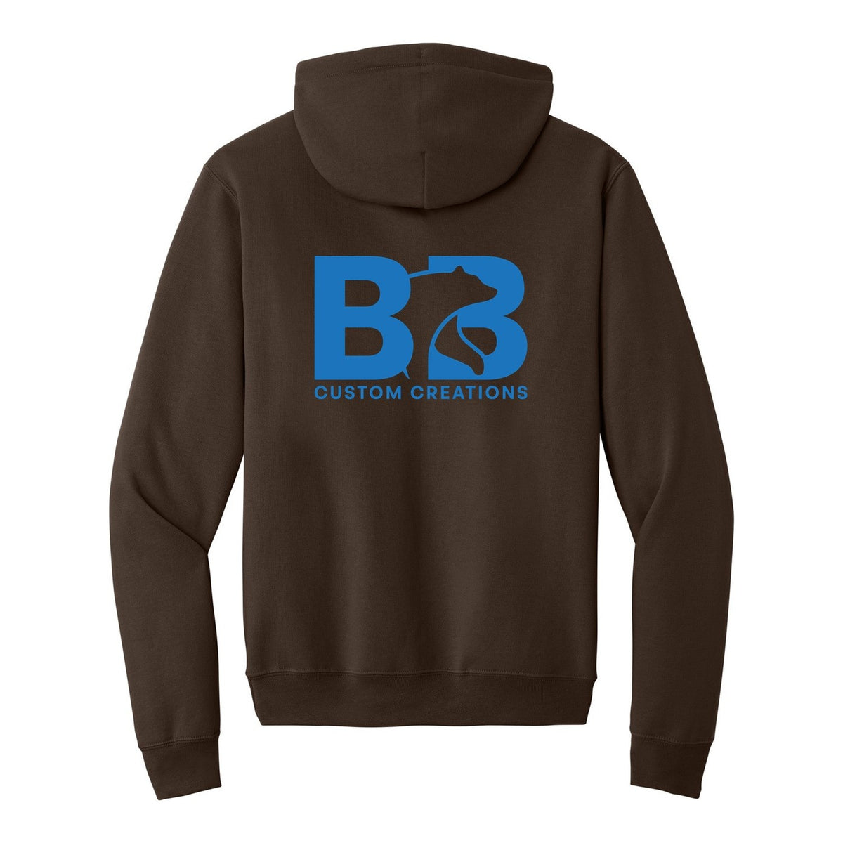 Standard Hoodie - Dark Chocolate Brown (back)