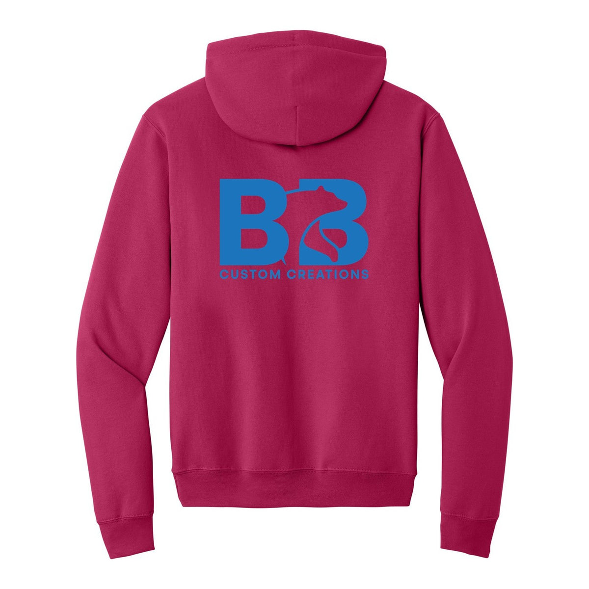 Standard Hoodie - Flush Pink (back)