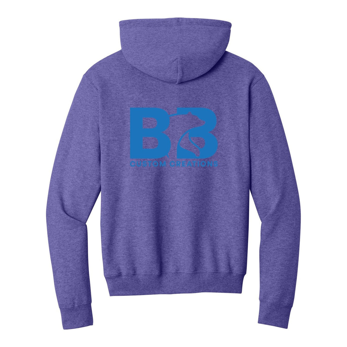 Standard Hoodie - Heather Purple (back)