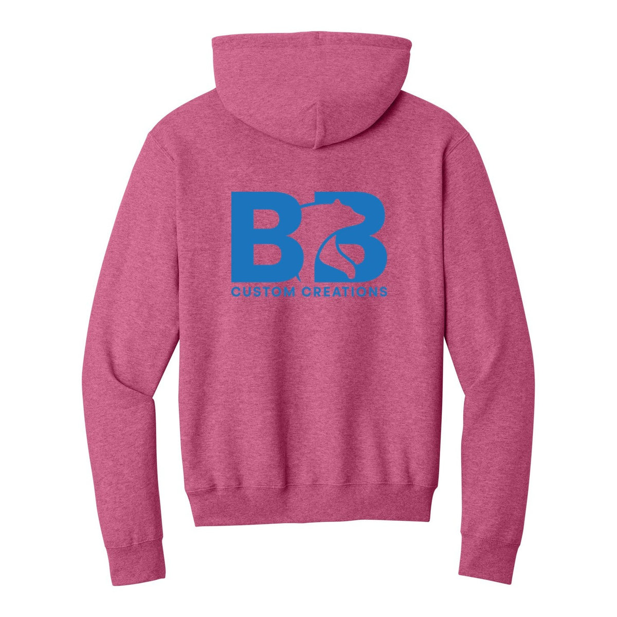 Standard Hoodie - Heather Sangria (back)