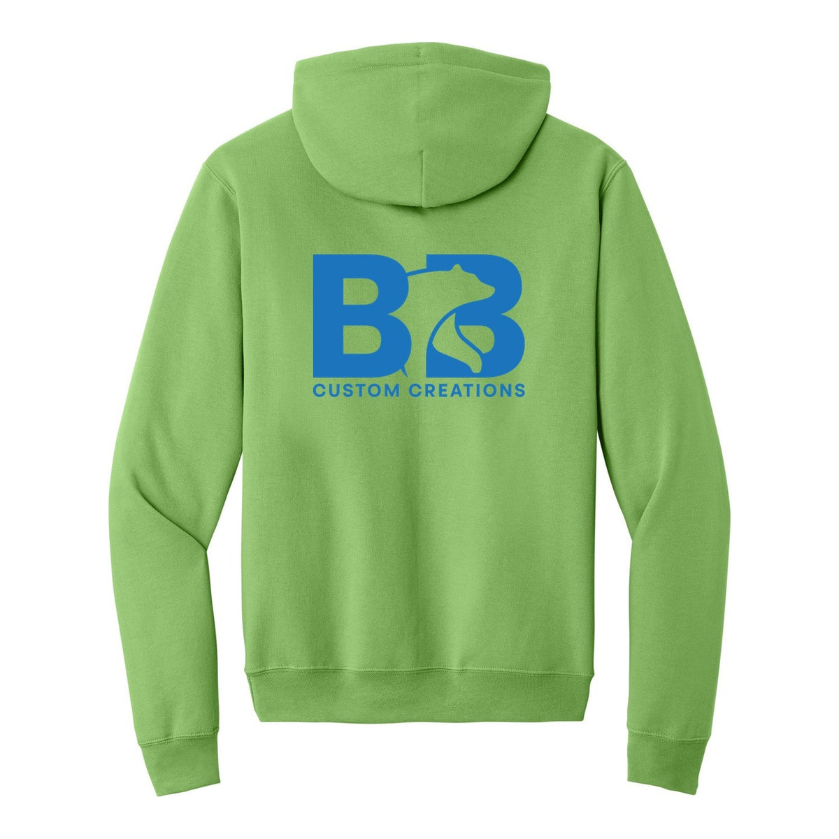 Standard Hoodie - Lime (back)