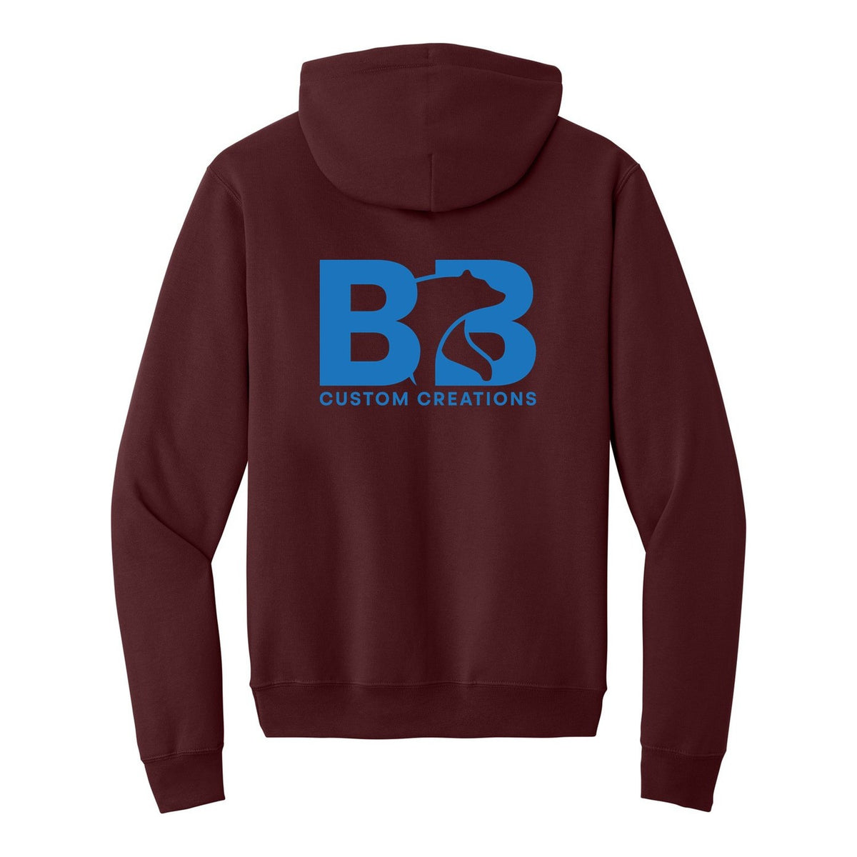 Standard Hoodie - Maroon (back)