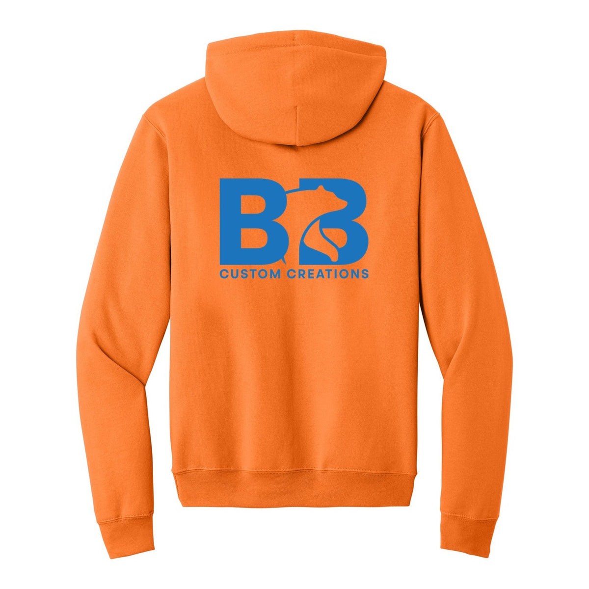 Standard Hoodie - Neon Orange (back)