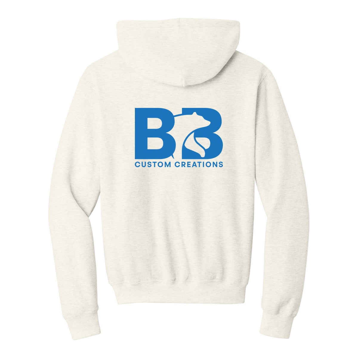 Standard Hoodie - Oatmeal Heather (back)