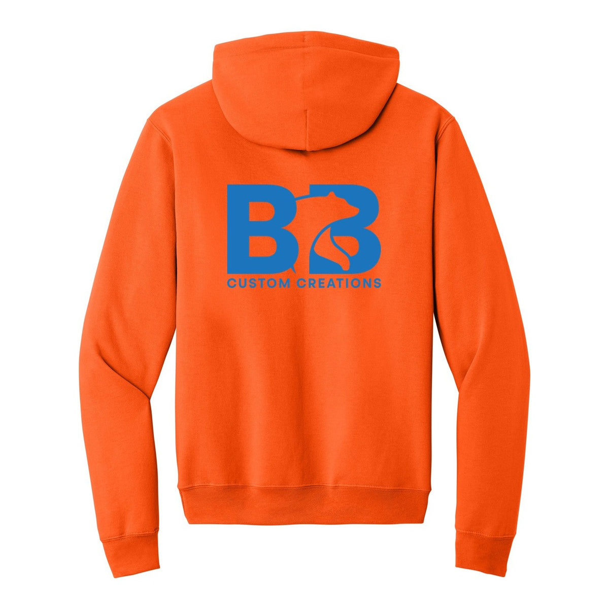 Standard Hoodie - S. Orange (back)