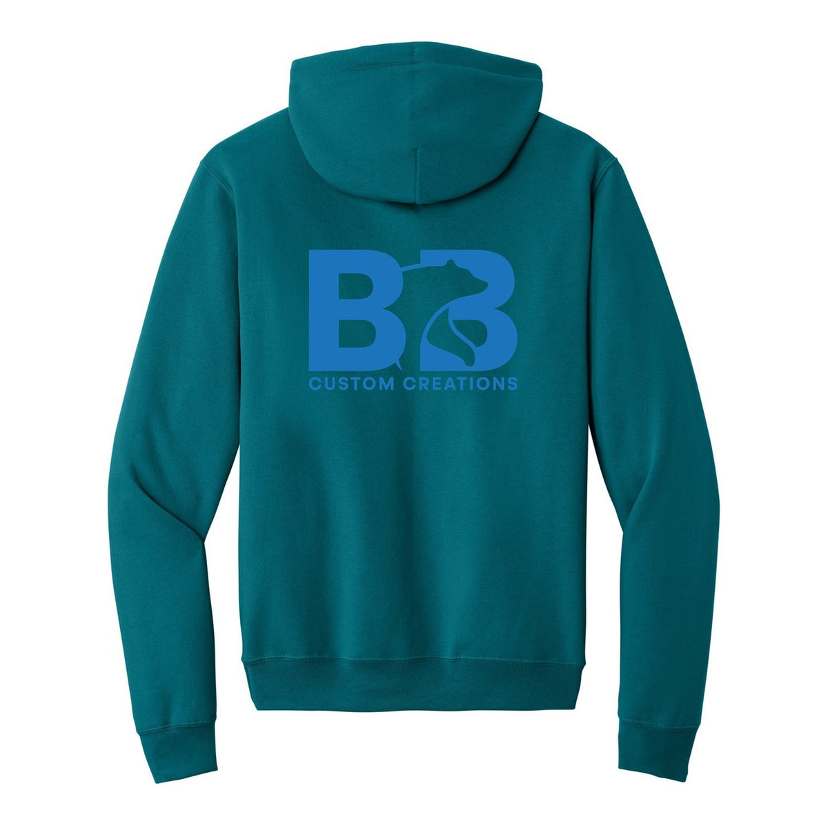 Standard Hoodie - Teal (back)