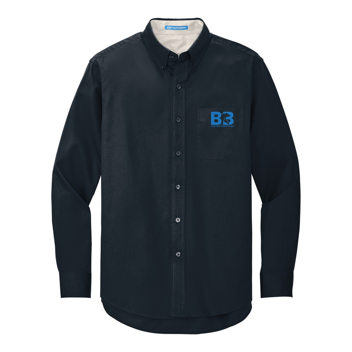 Easy Care Shirt - Classic Navy/ Light Stone