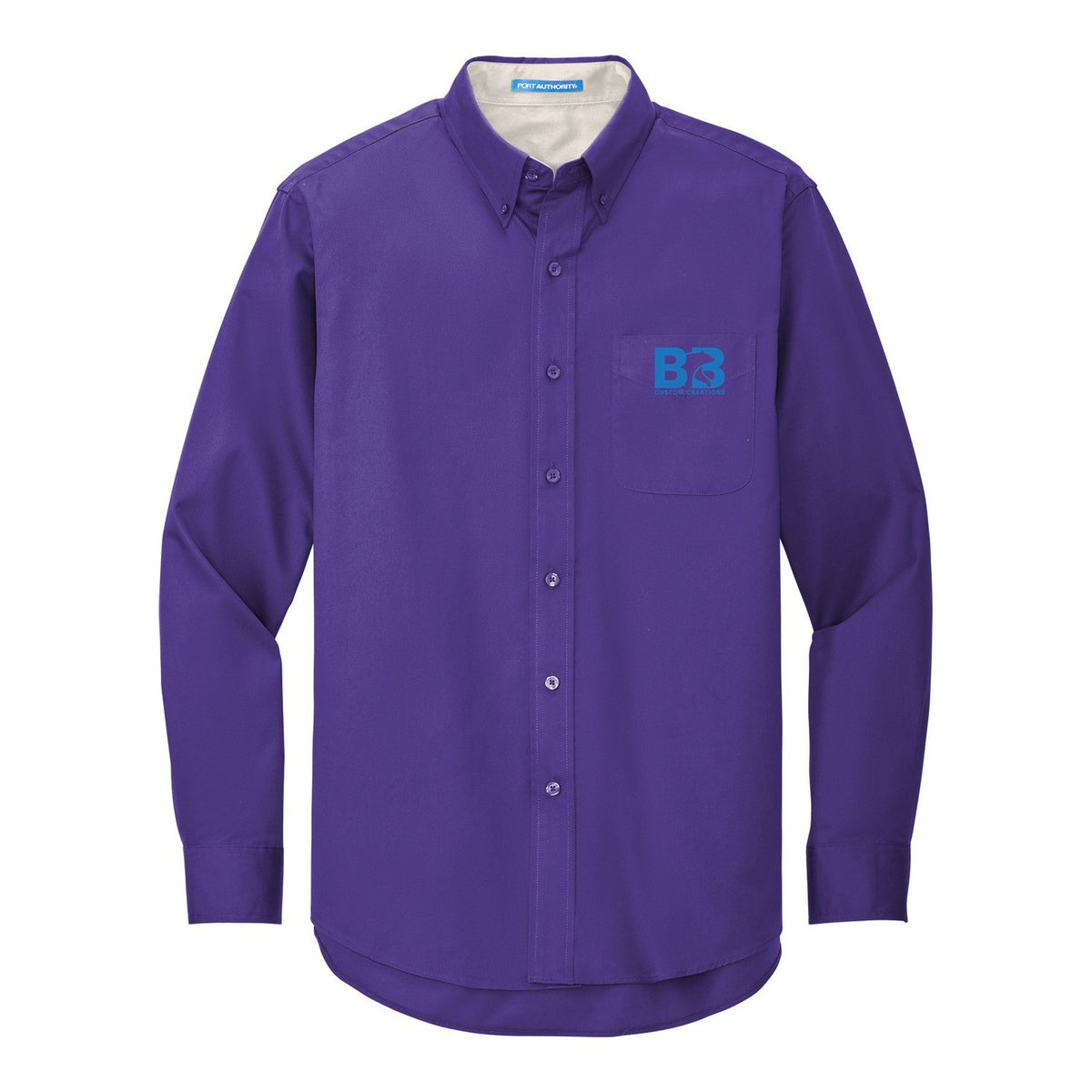 Easy Care Shirt - Purple/ Light Stone