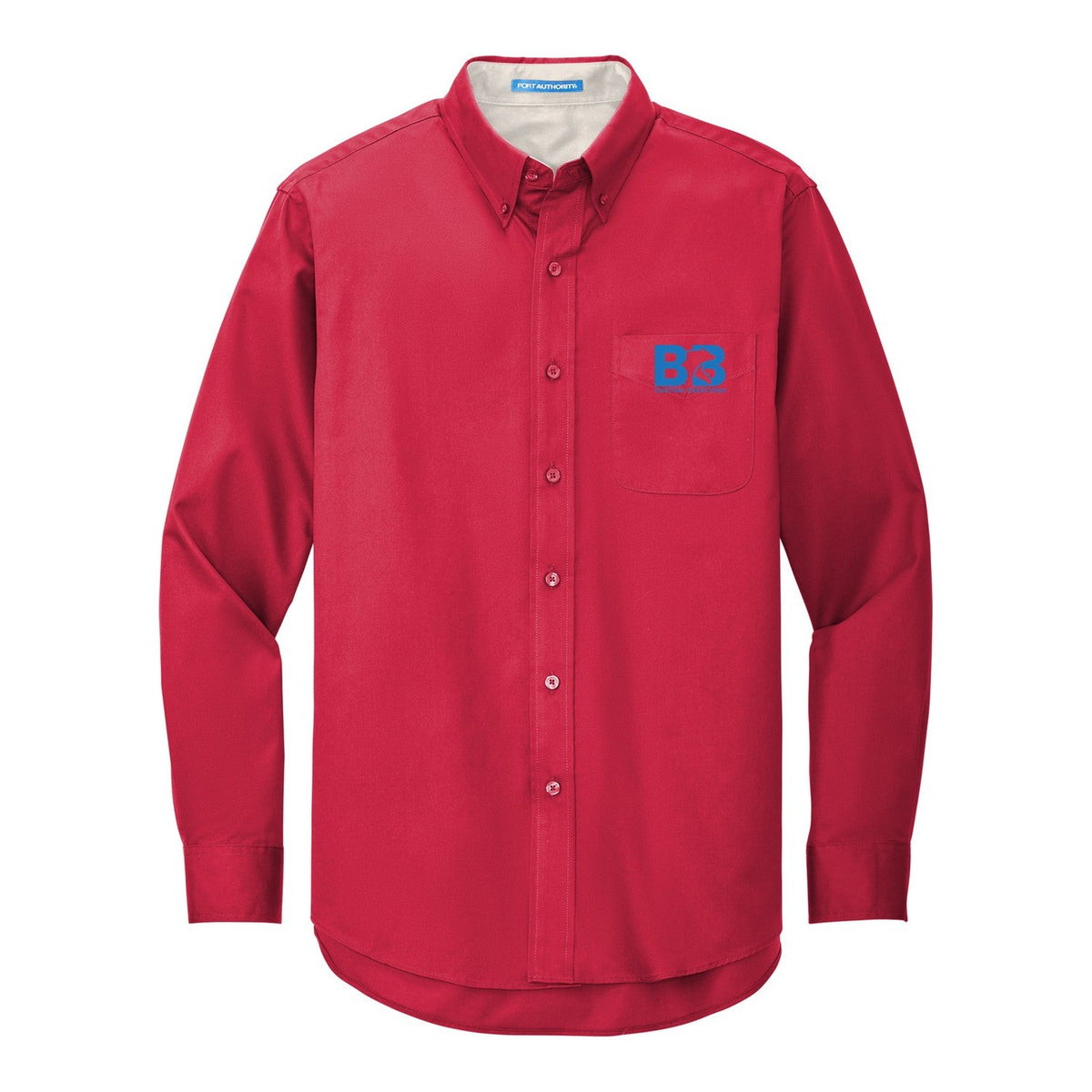 Easy Care Shirt - Red/ Light Stone