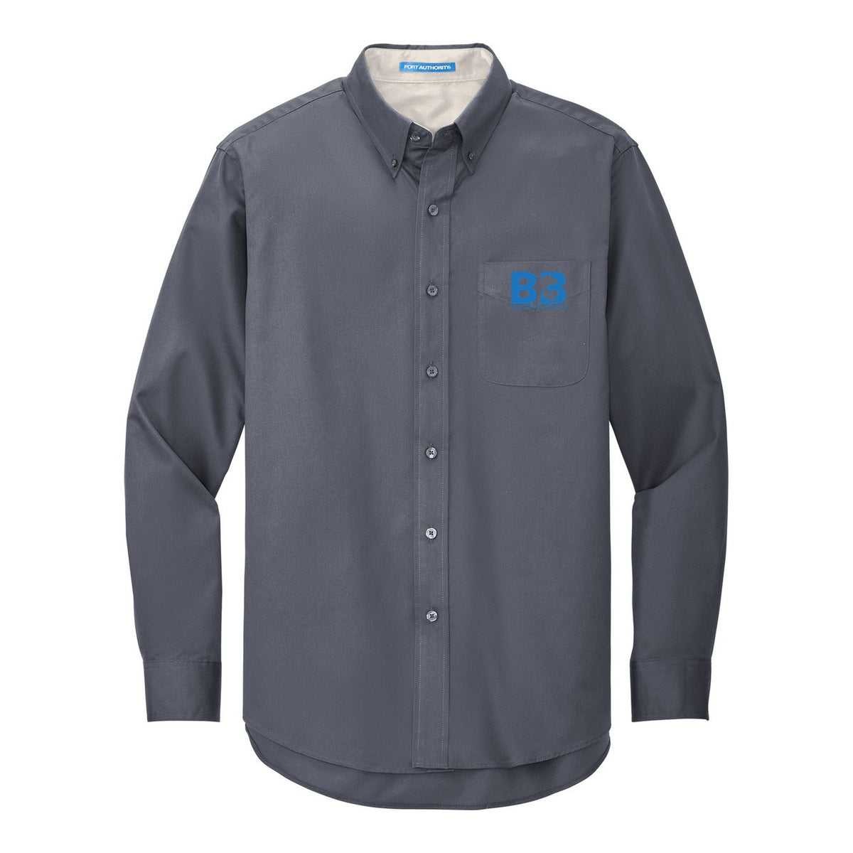 Easy Care Shirt - Steel Grey/ Light Stone
