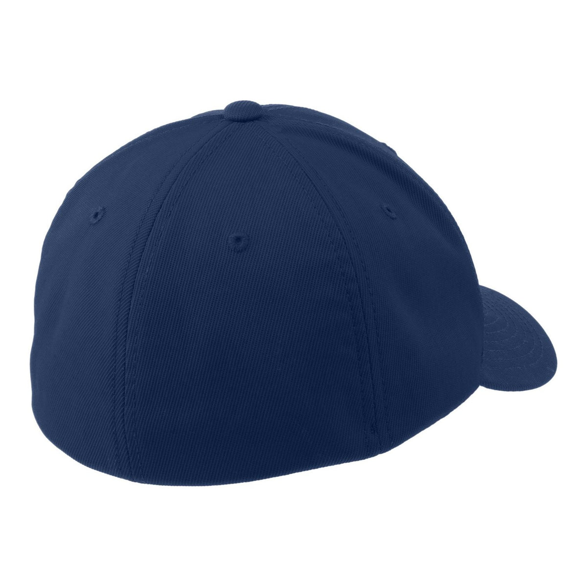 Solid Flex-Fit Hat - True Navy (back)