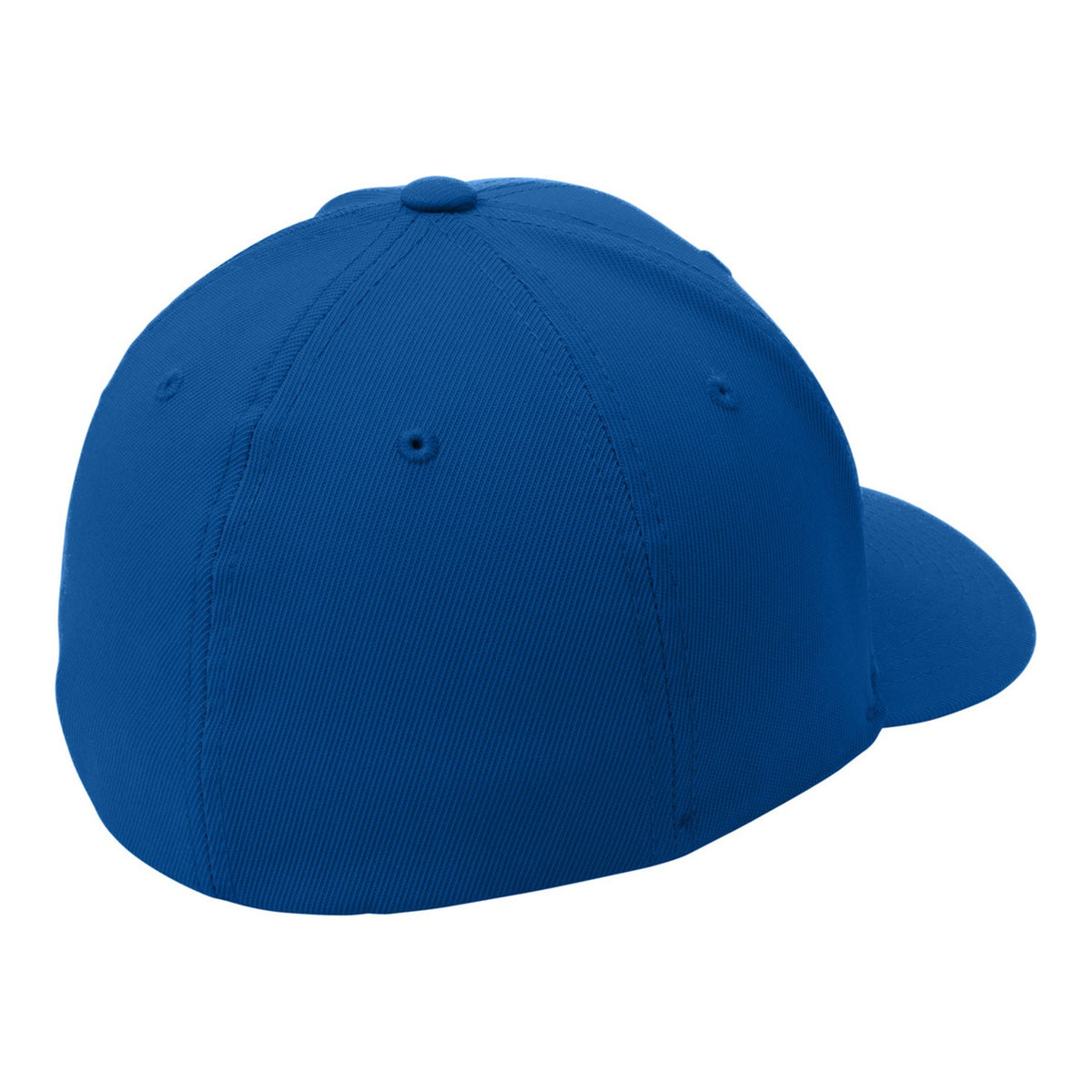 Solid Flex-Fit Hat - True Royal (back)