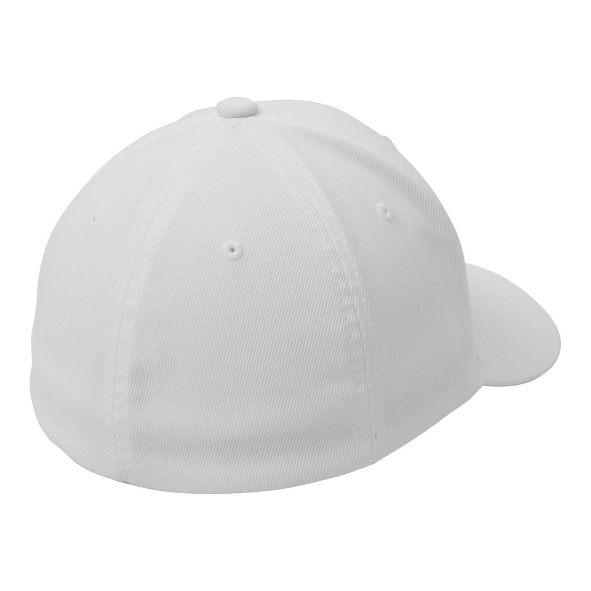 Solid Flex-Fit Hat - White (back)