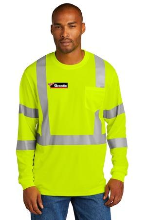 CornerStone® ANSI 107 Class 3 Mesh Long Sleeve Tee. CS203