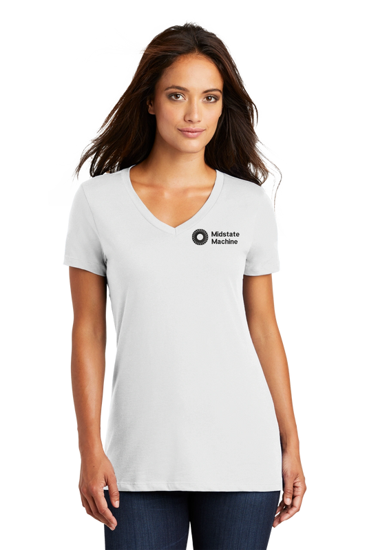 District Made® - Ladies Perfect Weight® V-Neck Tee