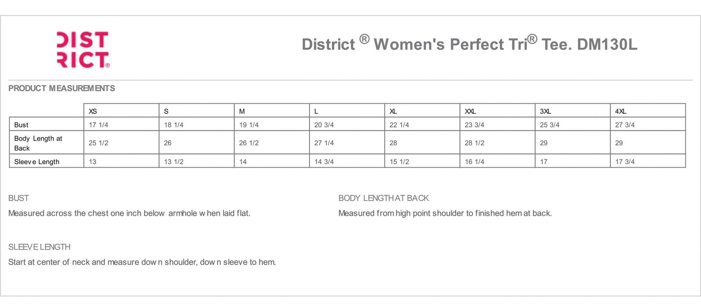 KSW - DM130L - District ® Women’s Perfect Tri ® Tee