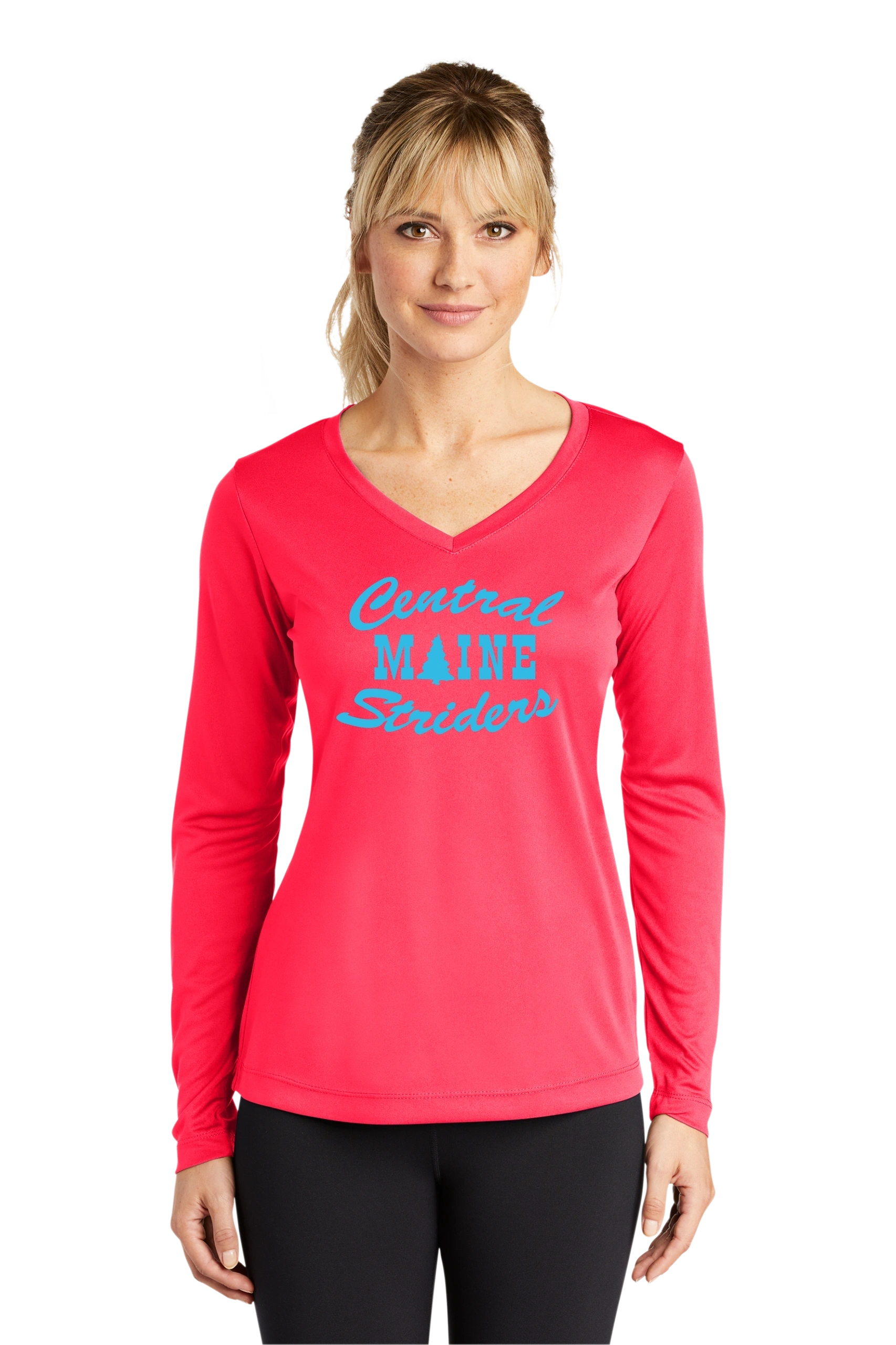 Sport-Tek® Ladies Long Sleeve PosiCharge® Competitor™ V-Neck Tee