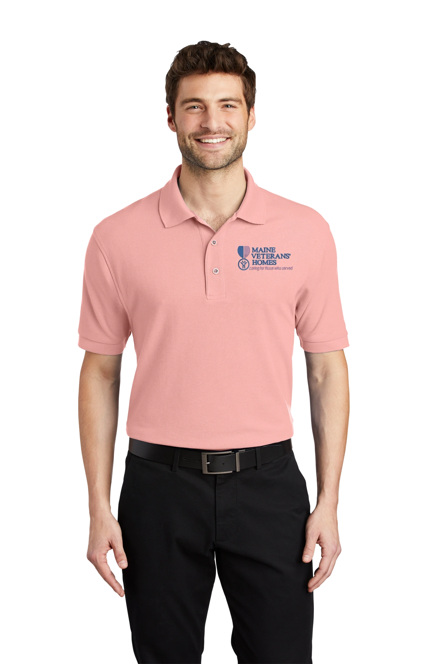 Maine Veterans'-Port Authority® Silk Touch™ Polo