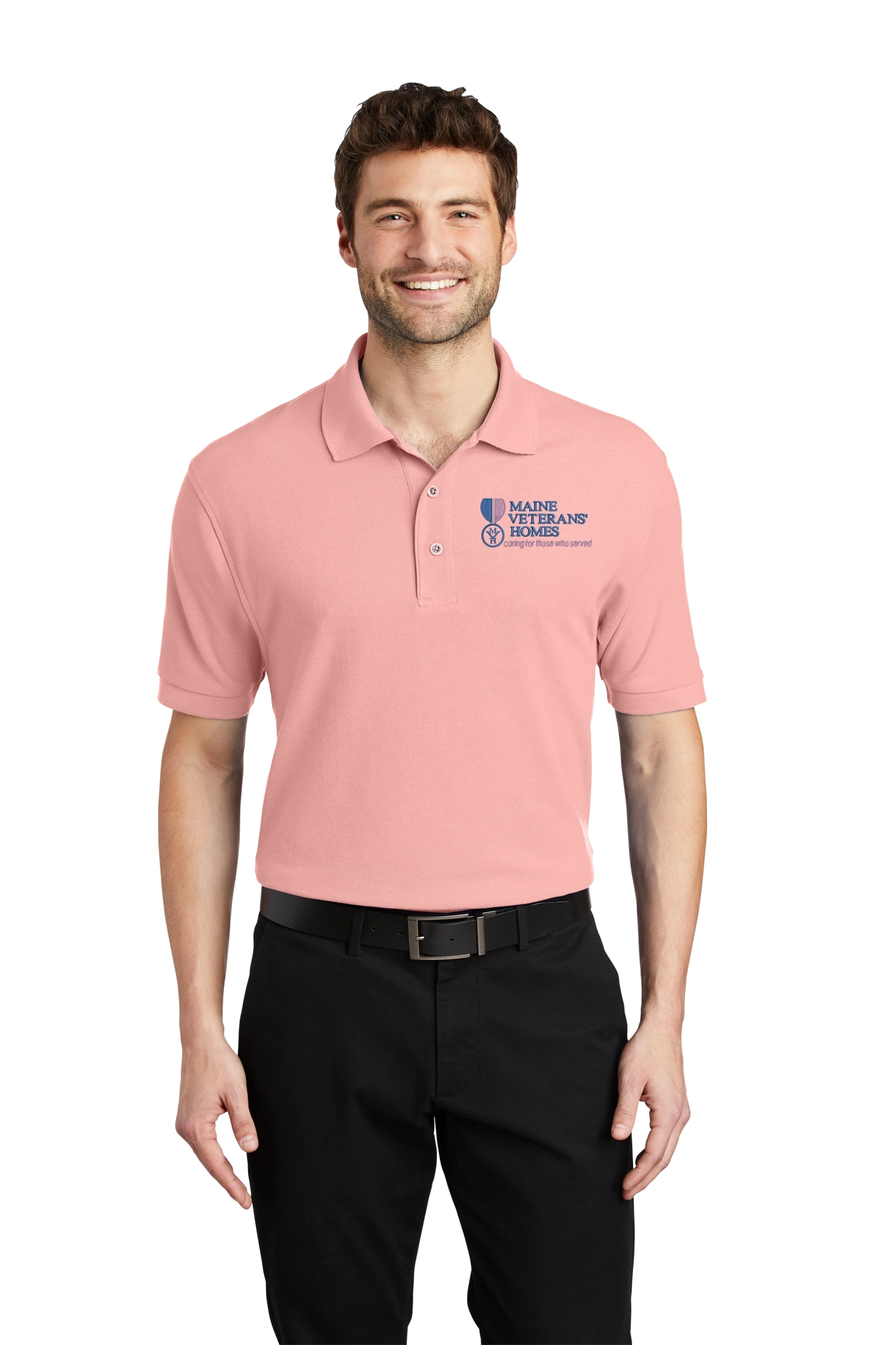 Maine Veterans'-Port Authority® Silk Touch™ Polo