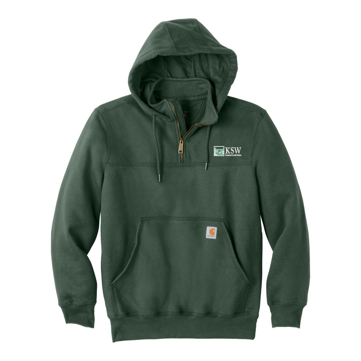 Rain Defender Paxton 1/4-Zip Hoodie - Forestry Green
