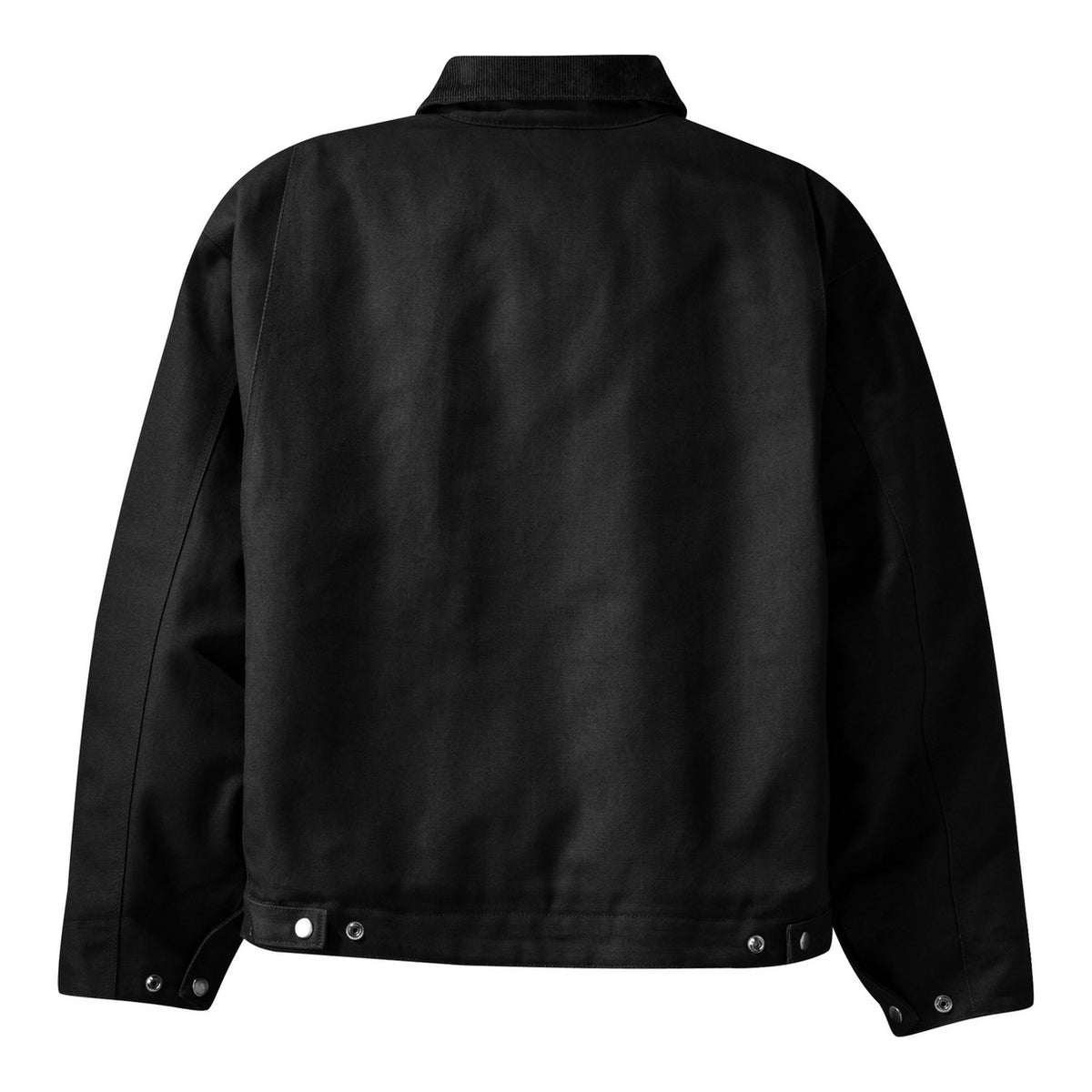 Duck Cloth Work Jacket - Black (back)
