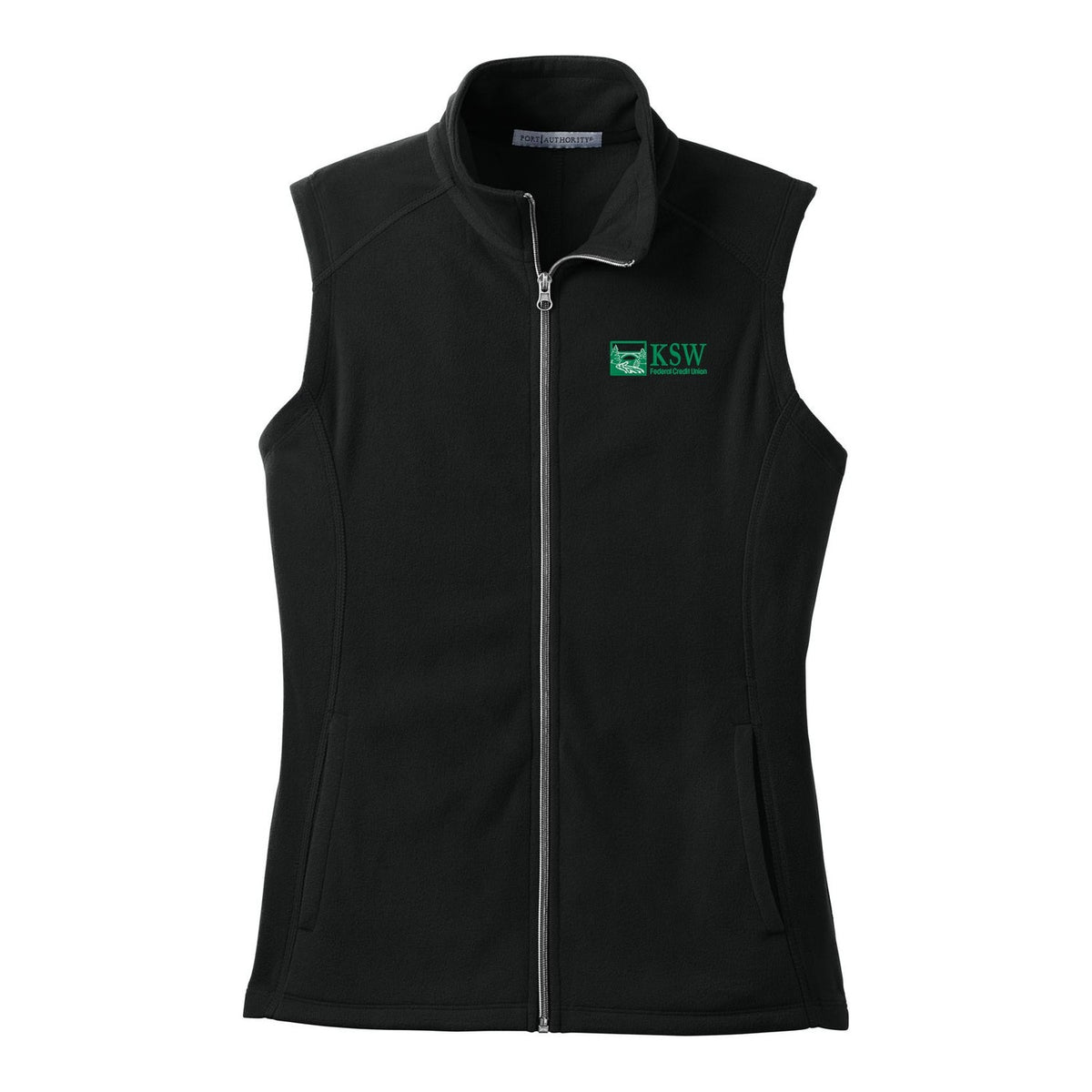 Women's Microfleece Vest - Black