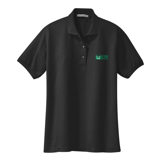 Women's Silk Touch Polo - Black