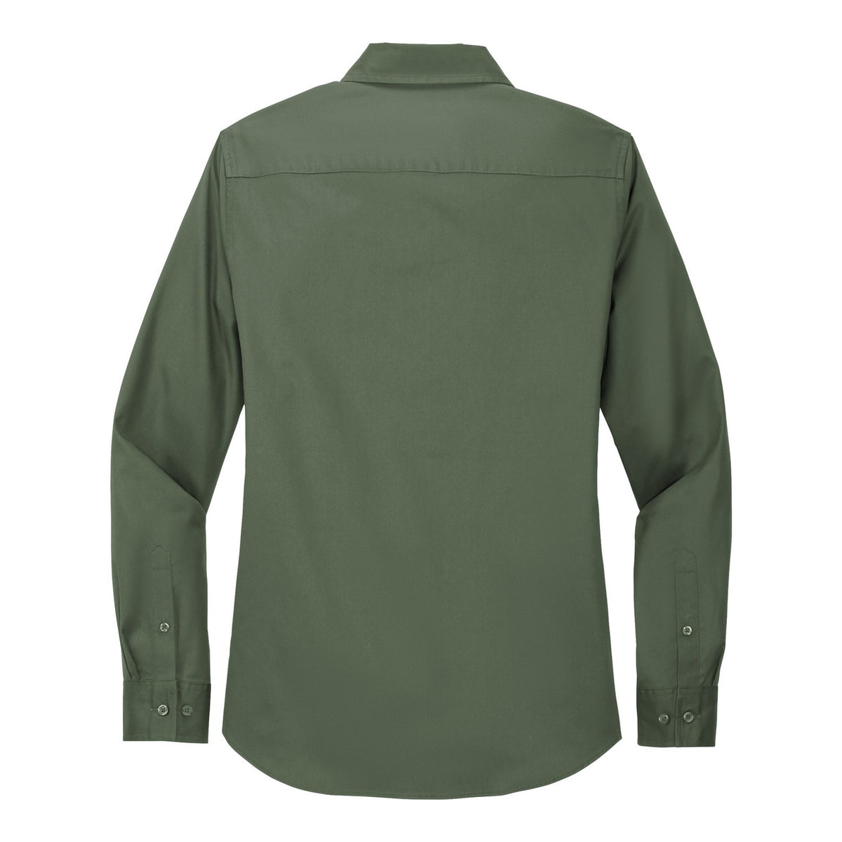 Women's Easy Care Shirt - Clover Green (back)