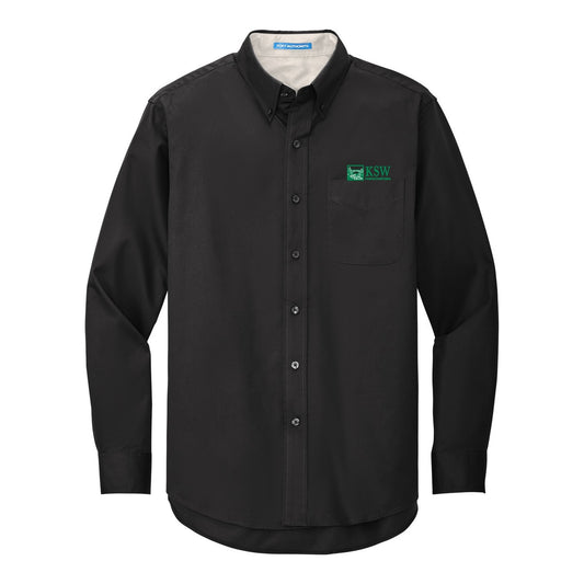 Easy Care Shirt - Black/ Light Stone