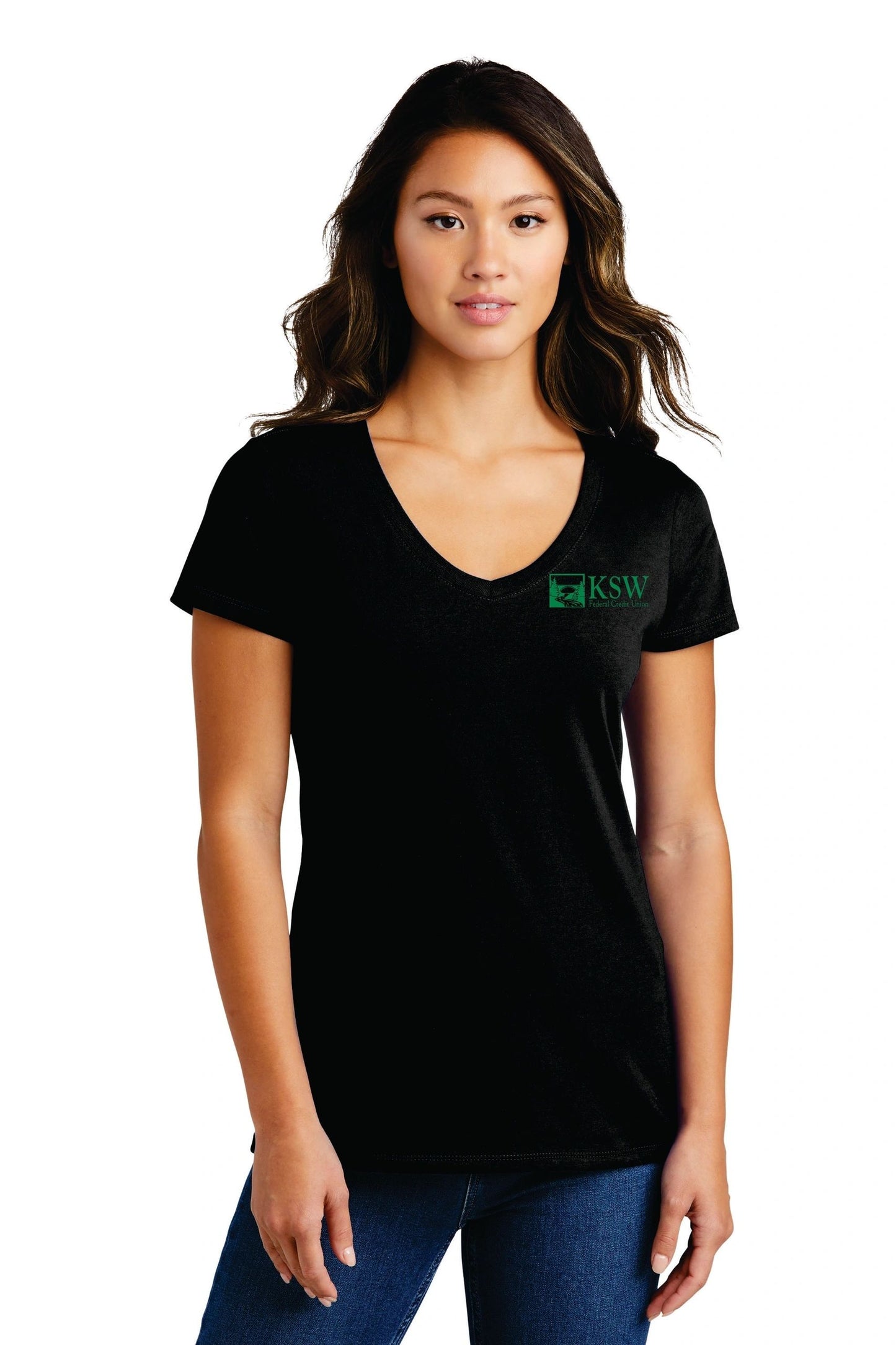 KSW - LPC450V - Port & Company® Ladies Fan Favorite™ V-Neck Tee