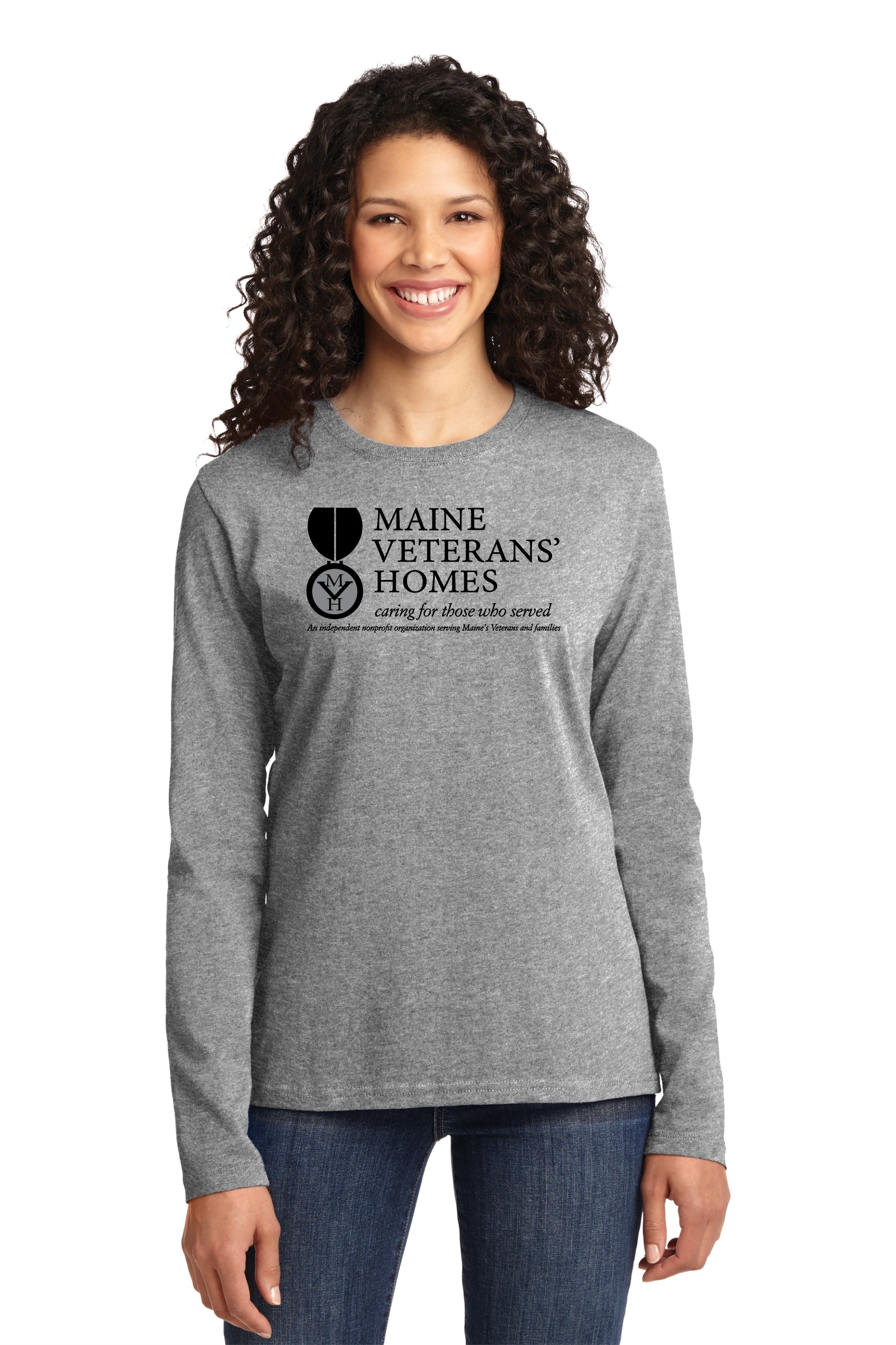 Port & Company® Ladies Long Sleeve Core Cotton Tee