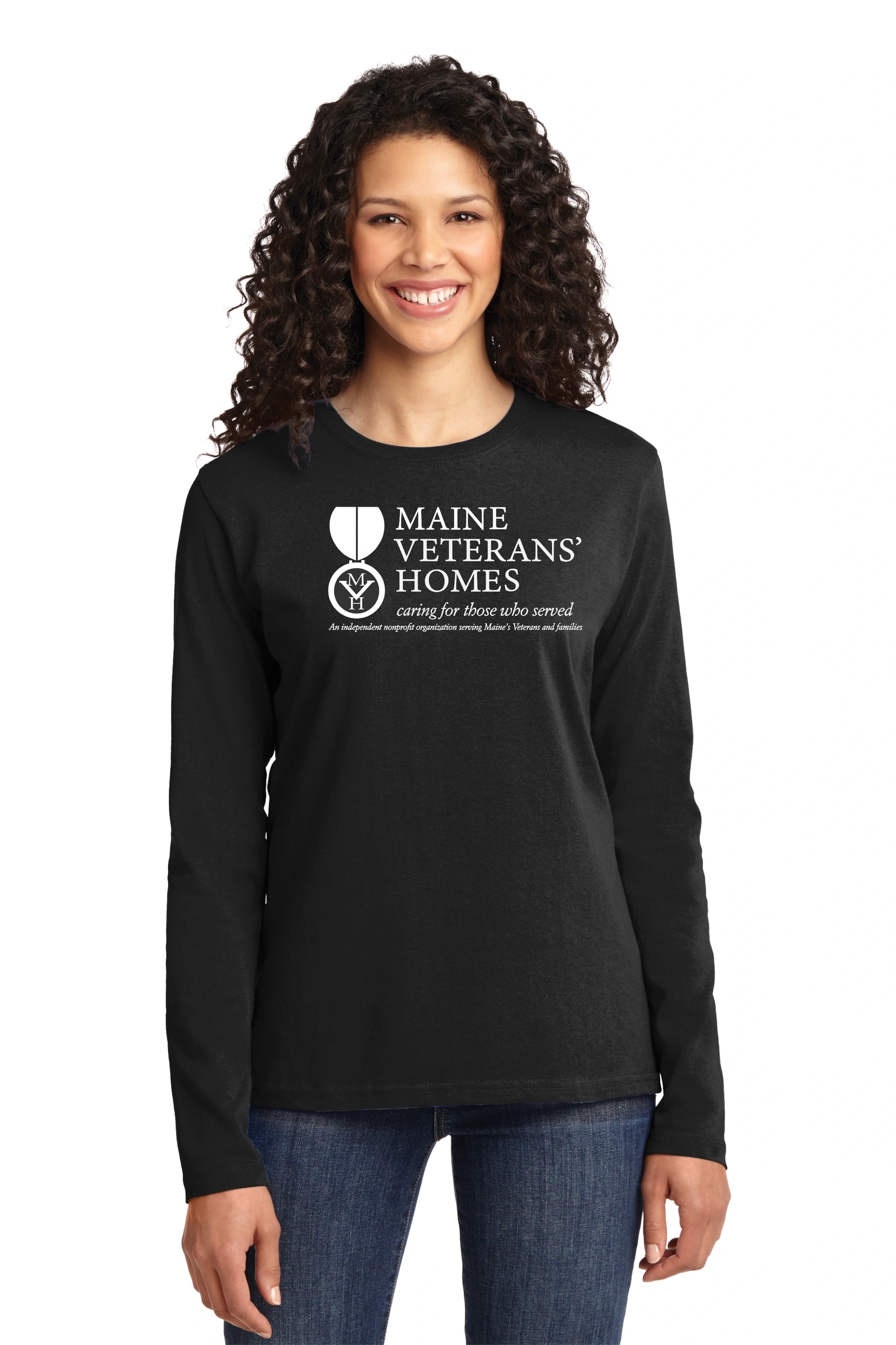 Port & Company® Ladies Long Sleeve Core Cotton Tee