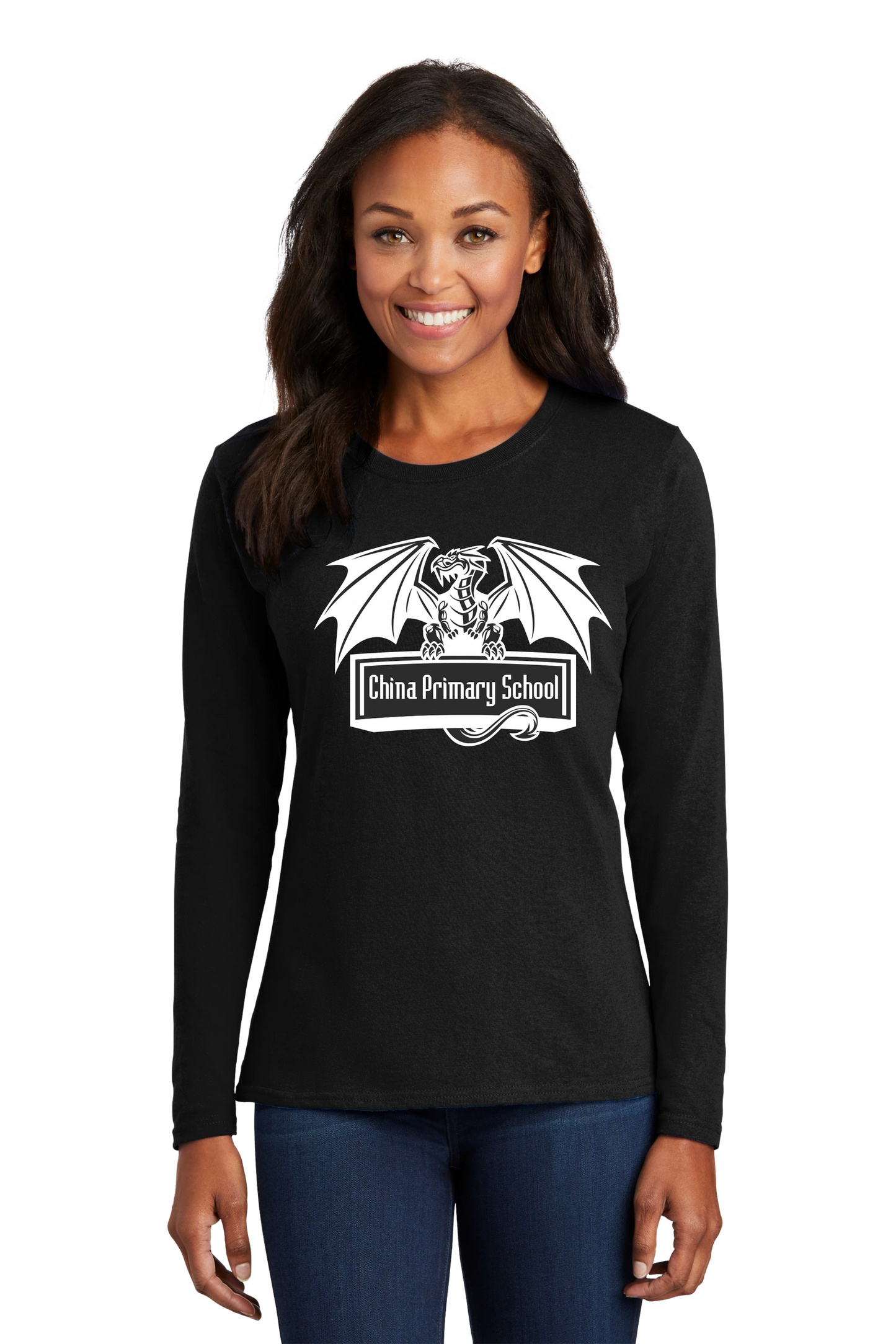 Port & Company® Ladies Long Sleeve Core Cotton Tee