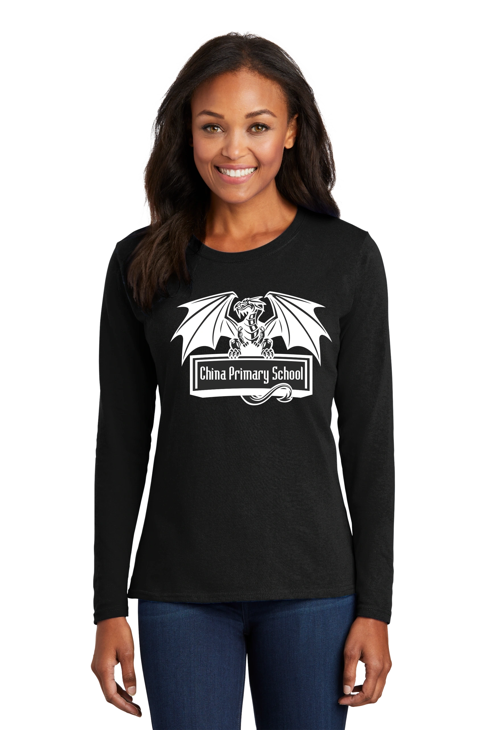 Port & Company® Ladies Long Sleeve Core Cotton Tee