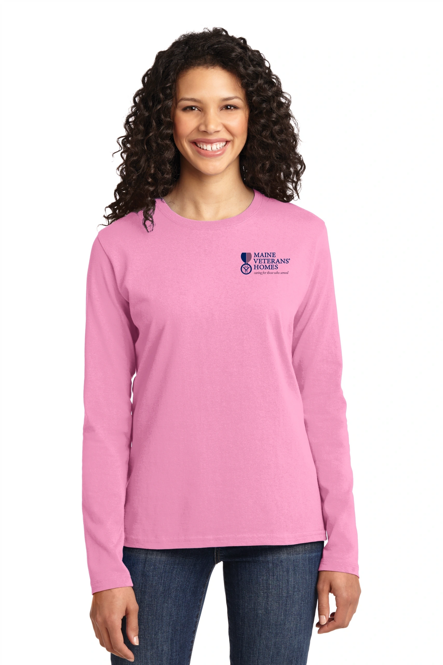 Maine Veterans'-Port & Company® Ladies Long Sleeve-2COLOR