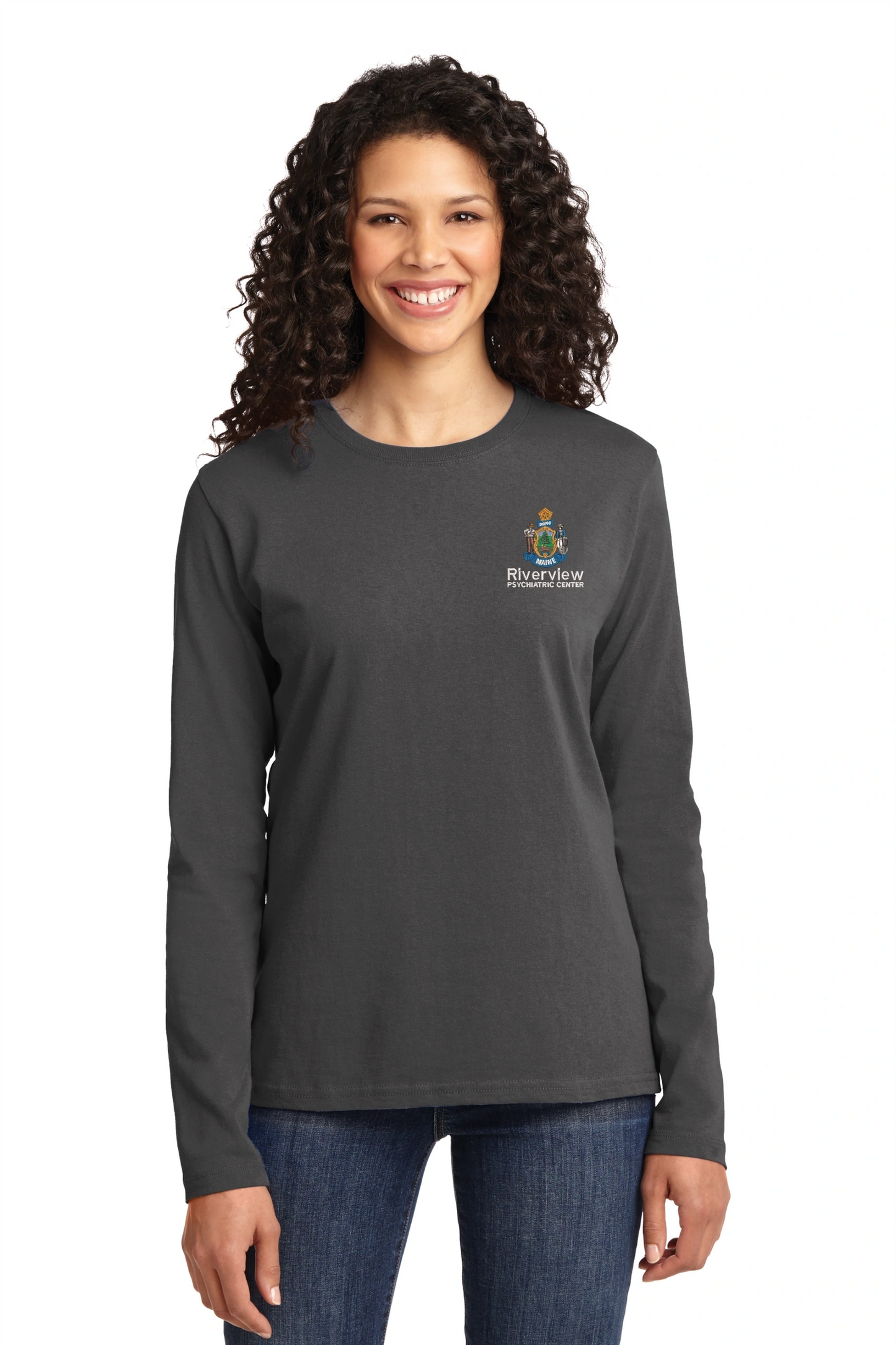 Port & Company® Ladies Long Sleeve Core Cotton Tee