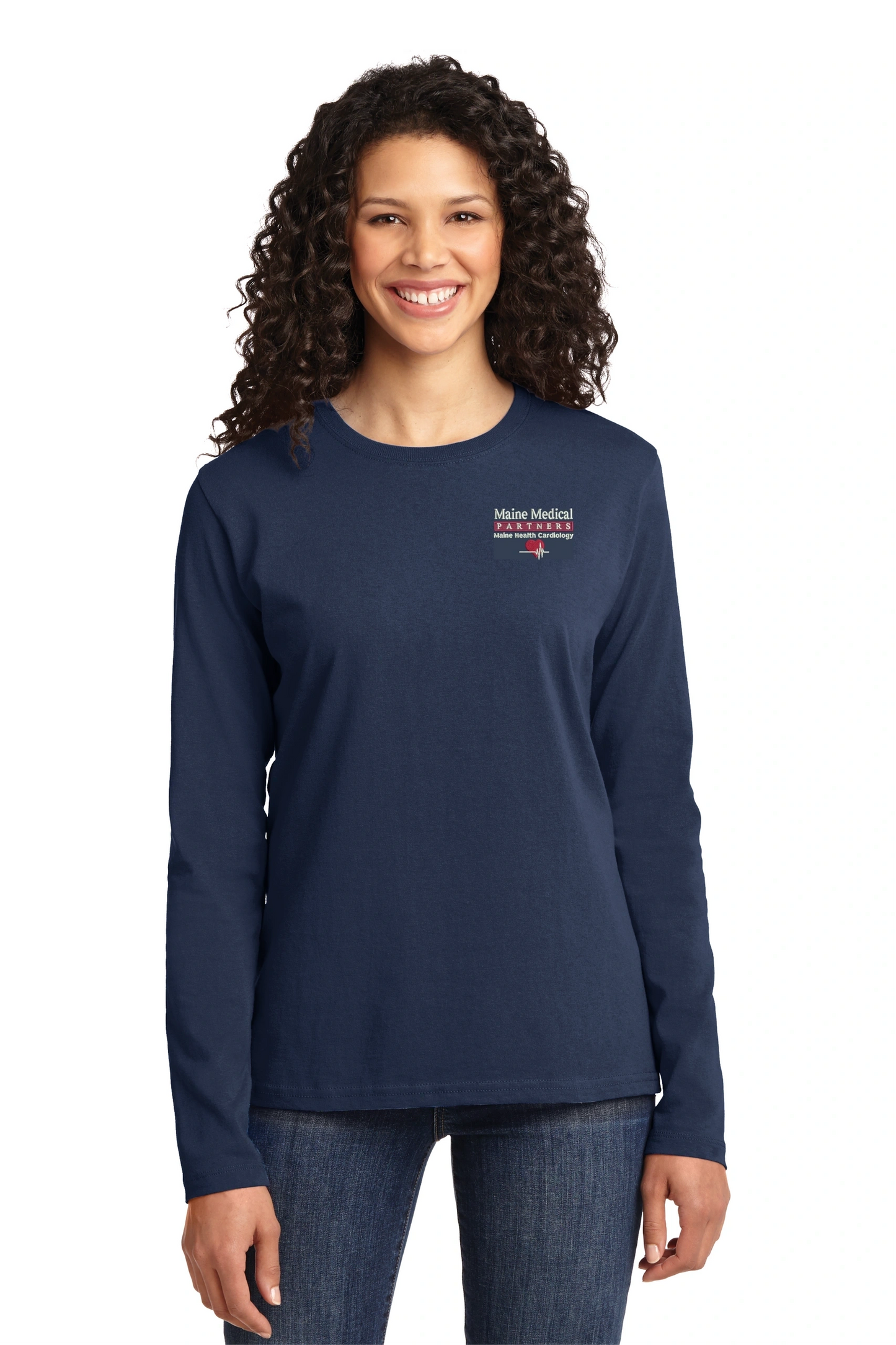 Port & Company® Ladies Long Sleeve Core Cotton Tee