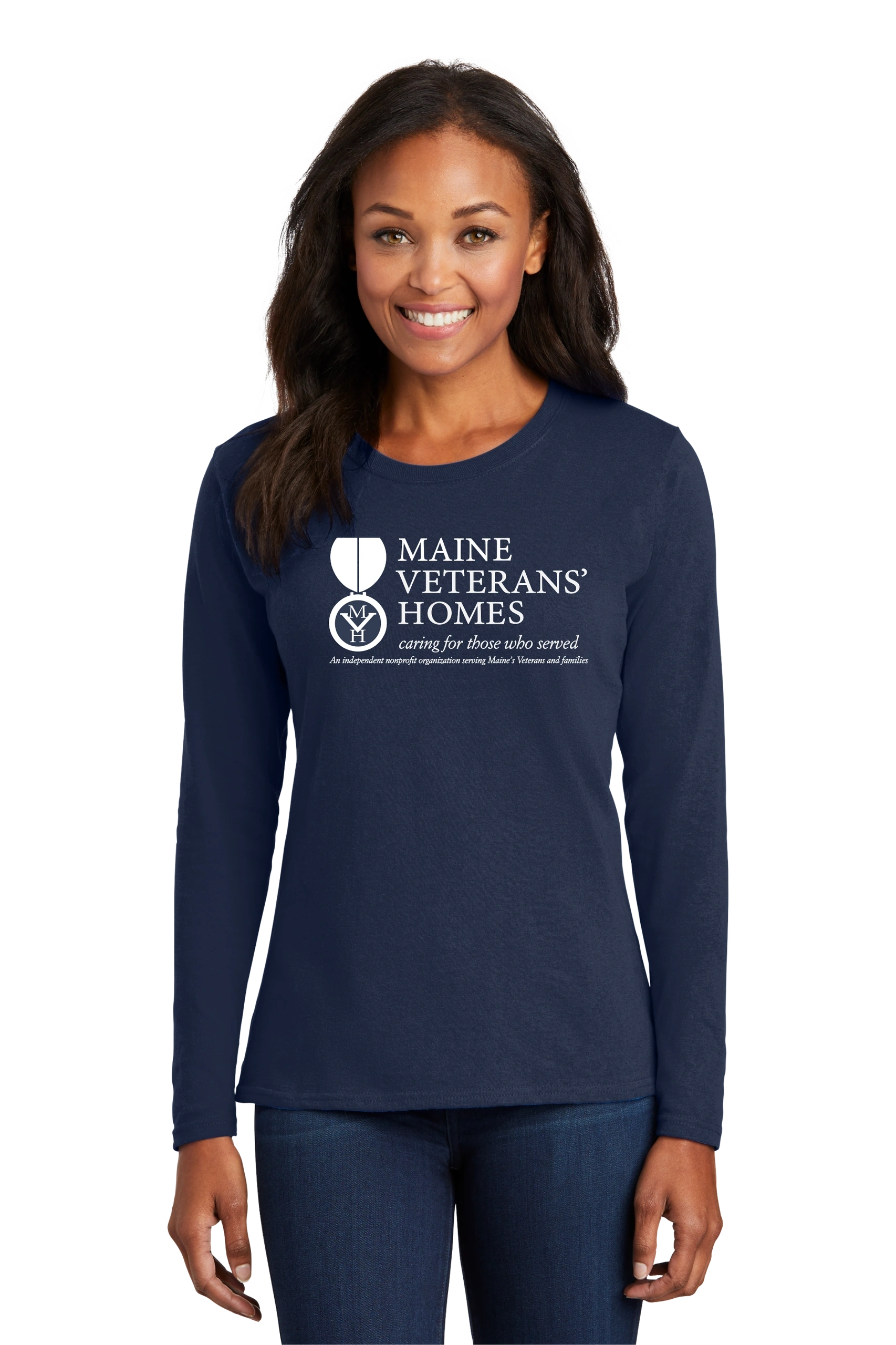 Port & Company® Ladies Long Sleeve Core Cotton Tee