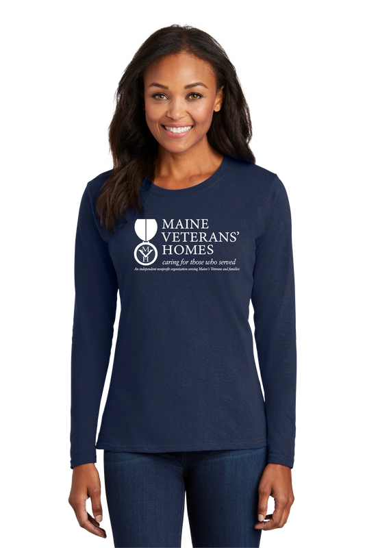 Port & Company® Ladies Long Sleeve Core Cotton Tee