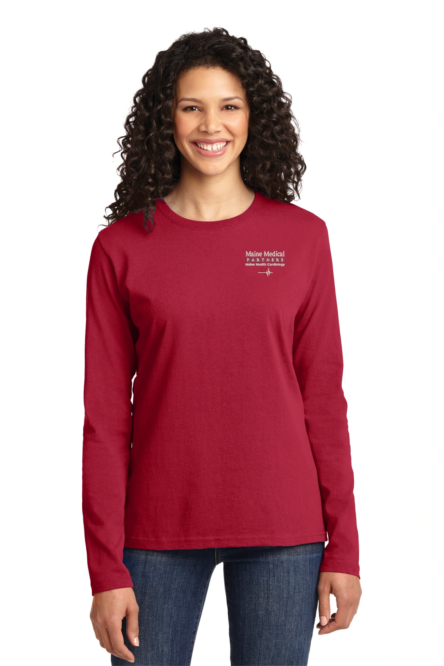 Port & Company® Ladies Long Sleeve Core Cotton Tee