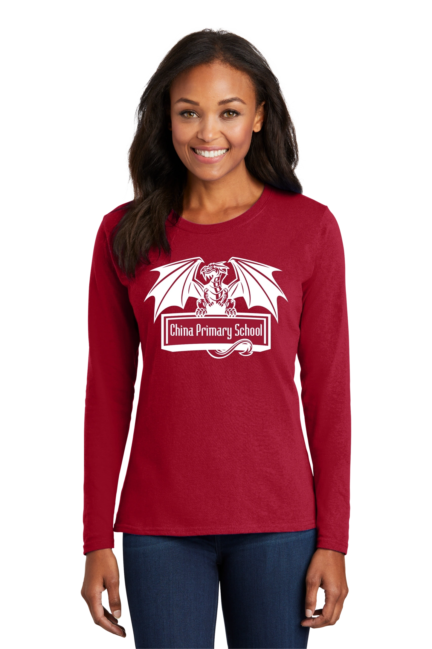 Port & Company® Ladies Long Sleeve Core Cotton Tee