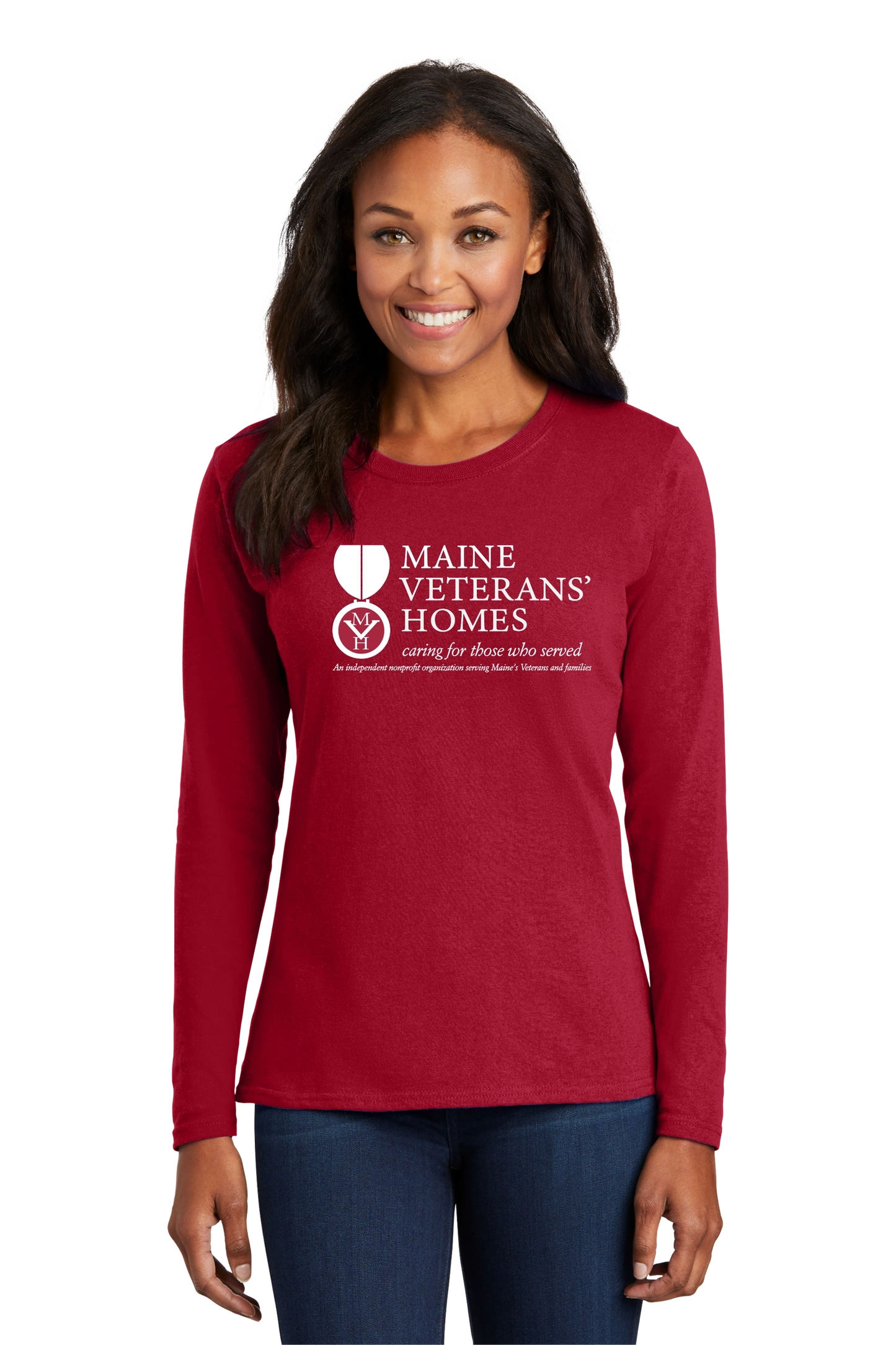 Port & Company® Ladies Long Sleeve Core Cotton Tee