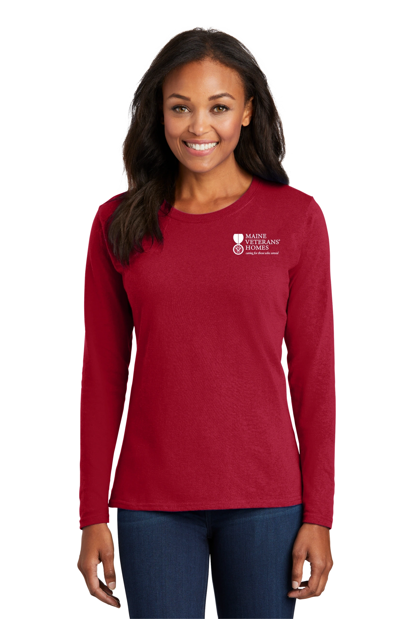 Port & Company® Ladies Long Sleeve Core Cotton Tee