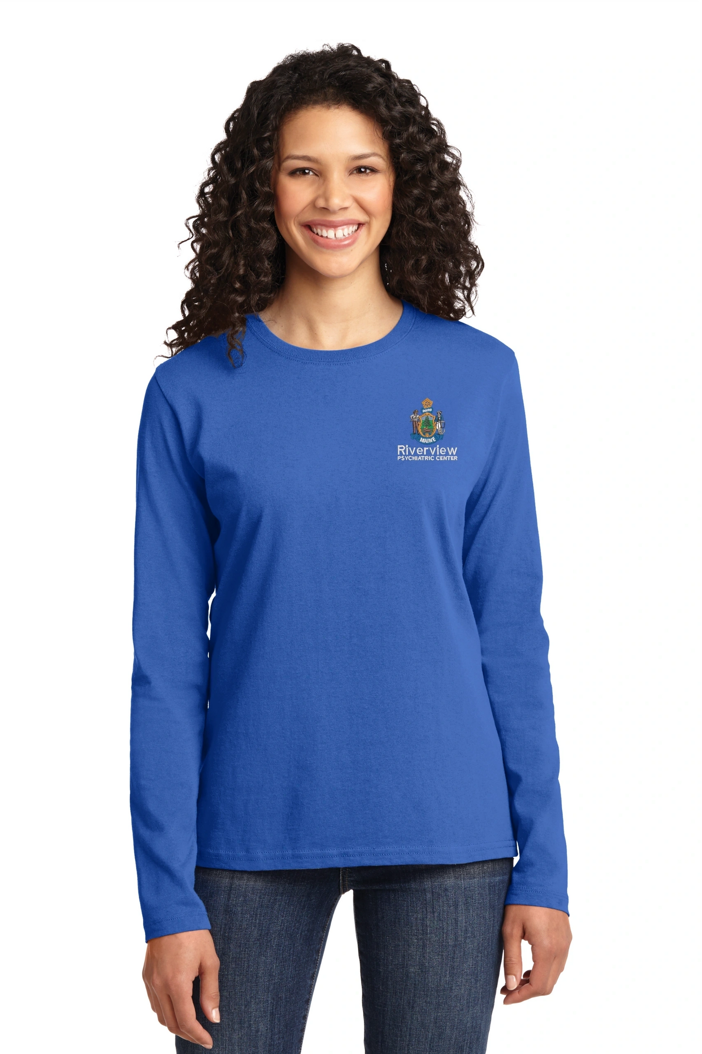 Port & Company® Ladies Long Sleeve Core Cotton Tee